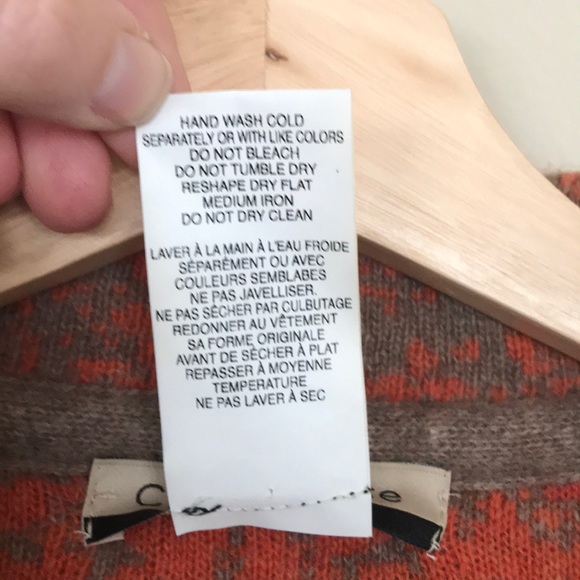 CHIARAMENTE Open Front Duster/Cardigan Wool Blend - Picture 3 of 8